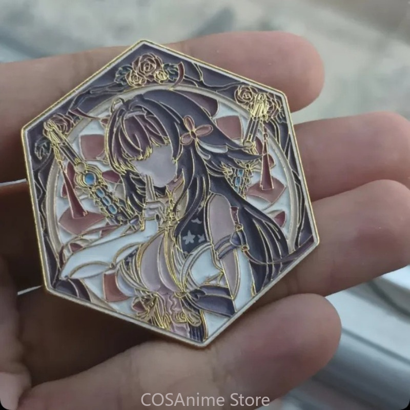 Anime Zero Cosplay - Ye Shunguang Zenless Zone Zero アニメペンダント金属バッジバッジゲーム