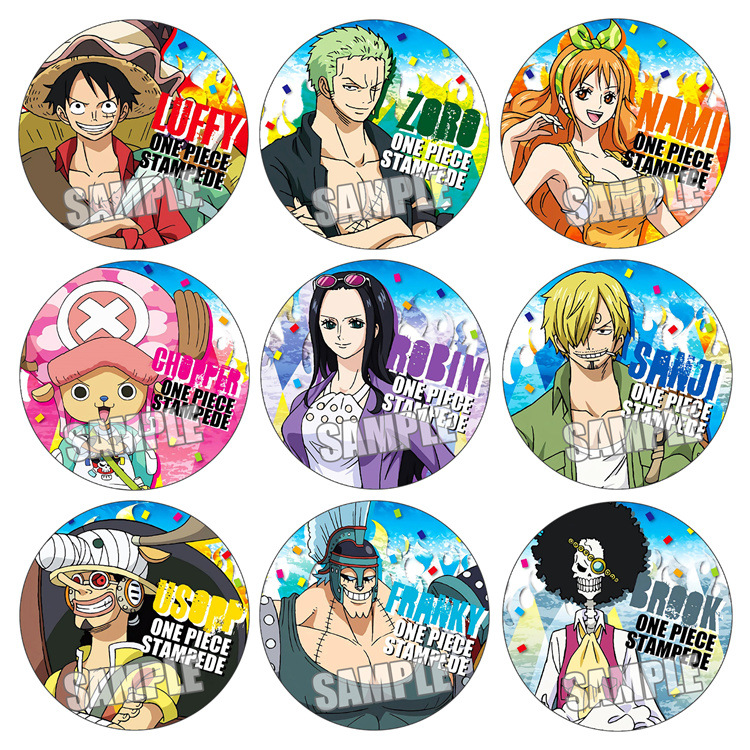 Anime Cosplay Luffy - ワンピース フィルム スタンプエード アニメ バッジ ピン