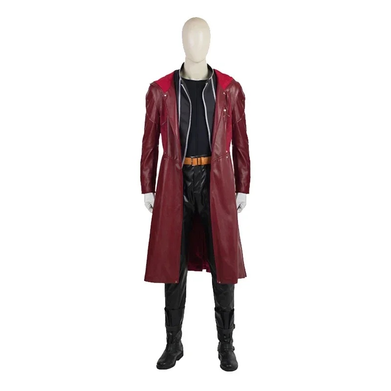 Fullmetal Alchemist Coat - c;4,h'6\e/7;アニメ・マンガ『鋼の錬金術師』エドワード・エルリック コスプレ衣装 レザートレンチコート ベスト パンツセット メンズ服;6,k'8\s.9/