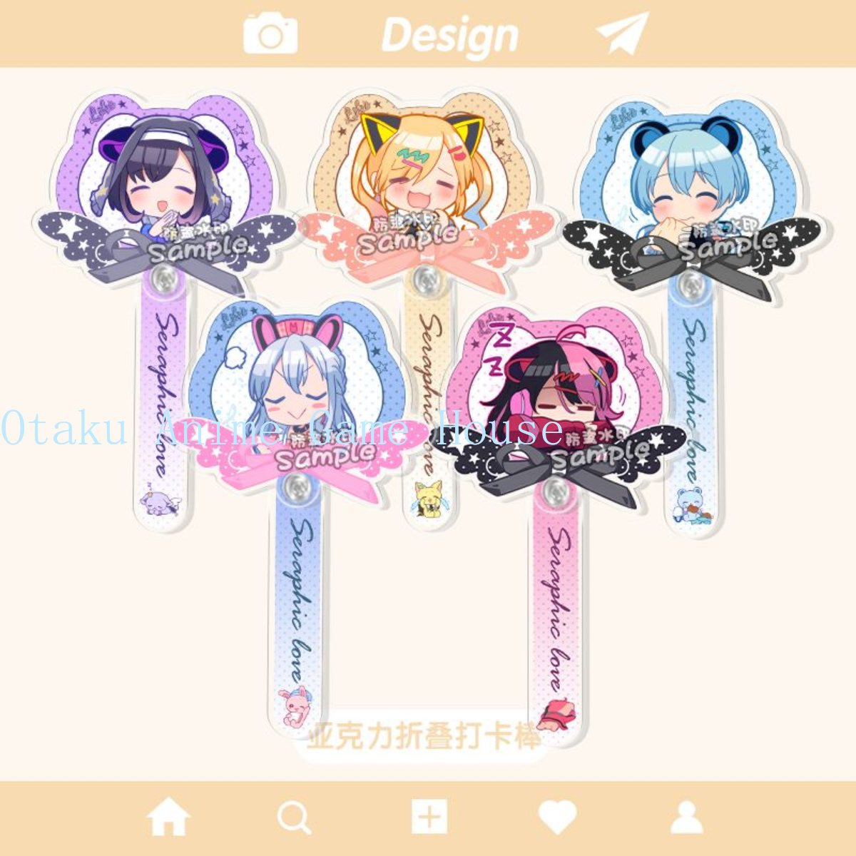 Anime Cosplay Photo - バンドリ！ YUME∞MITA MewType 暁野ユノ ナカマチアラレ かわいいアニメチェックインスティック