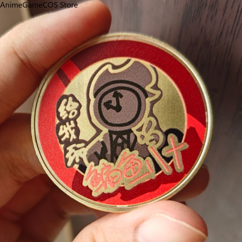 Anime Cosplay Kawaii - アニメ「リムバース・カンパニー」ダンテ かわいい金属製記念コイン 漫画両面コイン コレクション装飾品 ギフト コスプレ