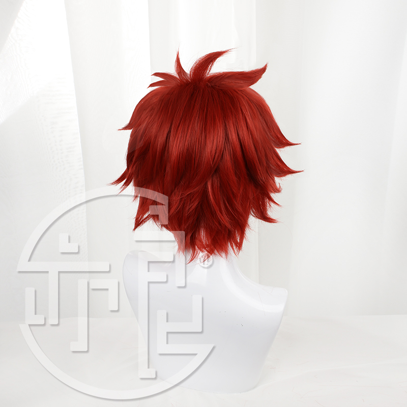アニメSK8インフィニティrekiコスプレウィッグ赤髪の男性 - Anime Cosplay With Red Hair のレビューと価格