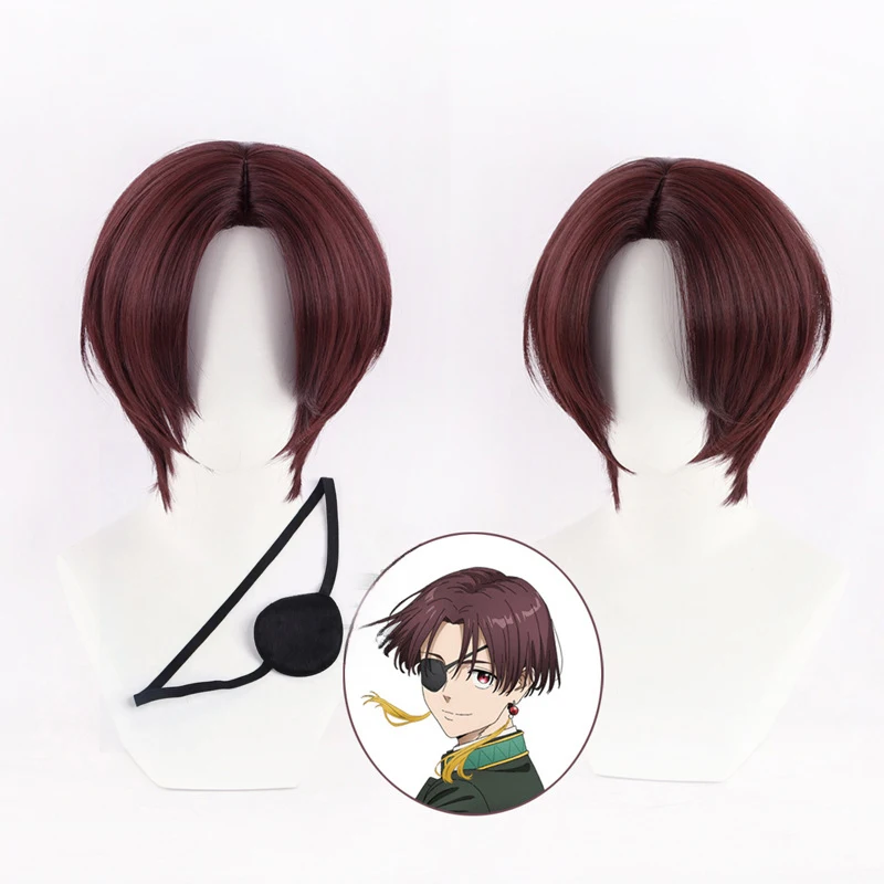 アニメ風ブレーカーコスプレウィッグ、hayato suo、e - Anime Cosplay With Red Hair のレビューと価格