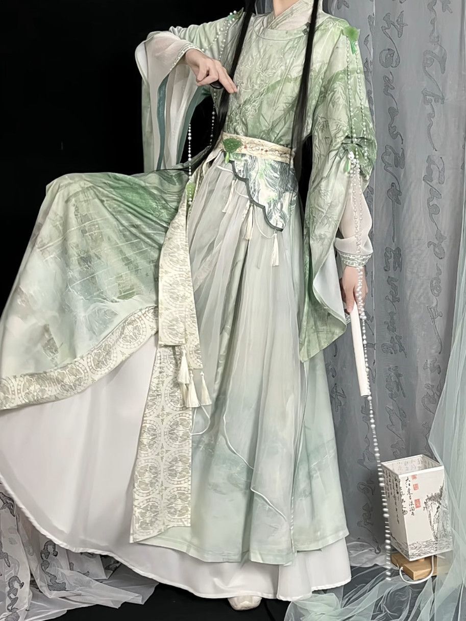 TGCF 古代中国漢服ドレス 伝統的な刺繍入り漢服セット カ - Anime Cosplay In Chinese のレビューと価格