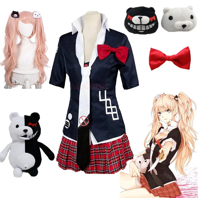 アニメダンガンロンパコスプレ衣装江ノ島盾子制服カフェ服ショー - Anime Cosplay Youtube Shorts のレビューと価格