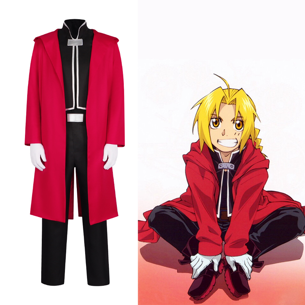 フルメタル・エドワード・エルリック コスプレ衣装 アニメ 錬 - Fullmetal Alchemist Coat のレビューと価格