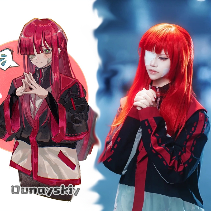 Limbus Company ユリ コスプレ衣装 aBcAz - Anime Cosplay With Red Hair のレビューと価格