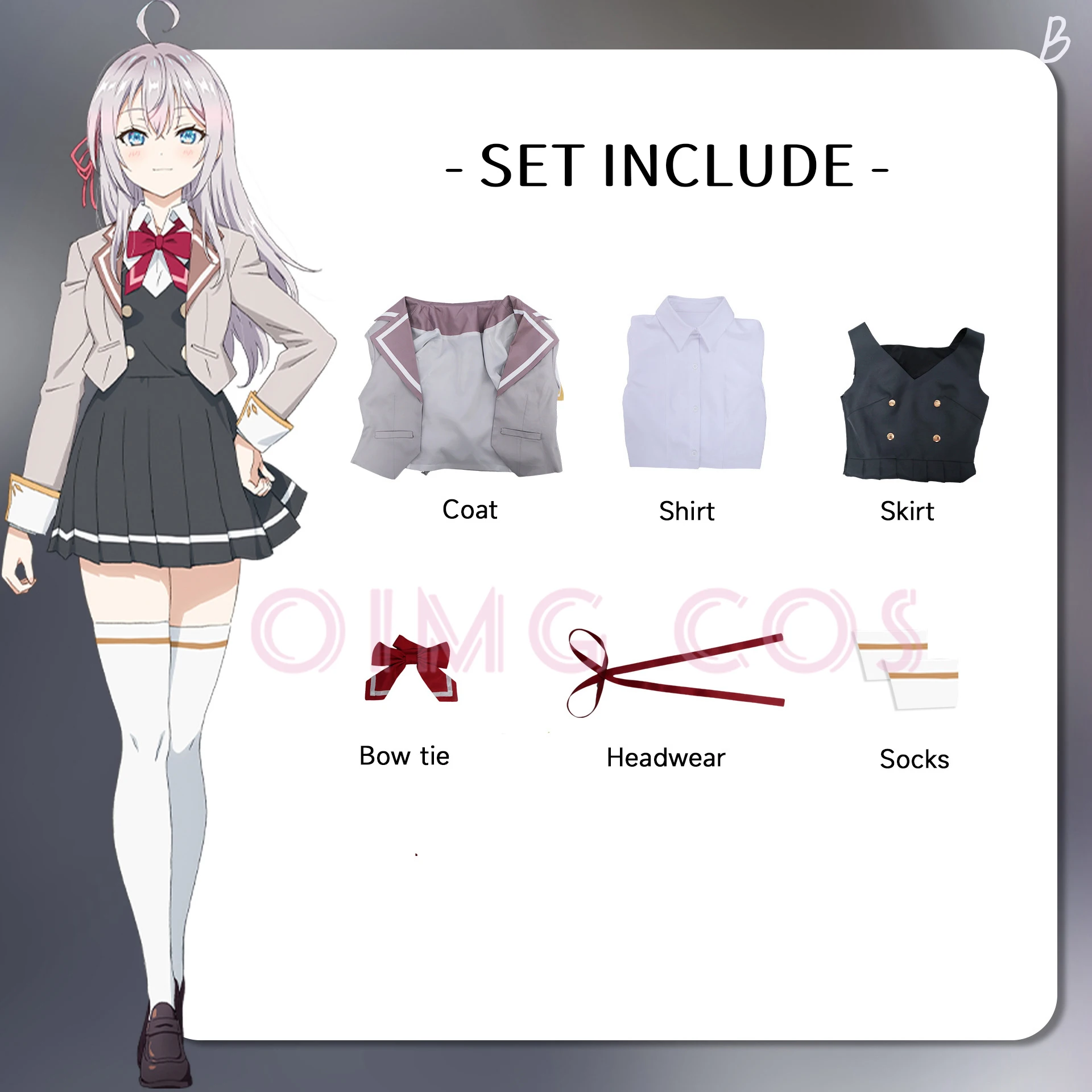 アリヤ コスプレ衣装 アリヤは時々自分の感情を隠す ロシアの - Anime Cosplay Alya のレビューと価格