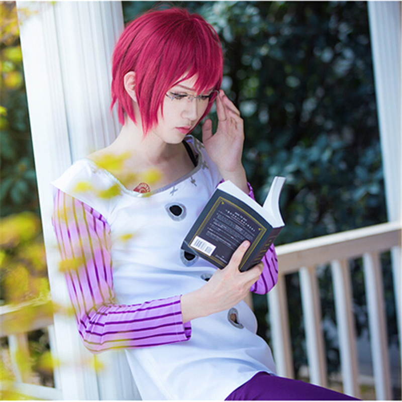 アニメゴートの欲望の罪ゴウザー コスプレウィッグ ショート  - Anime Cosplay With Red Hair のレビューと価格