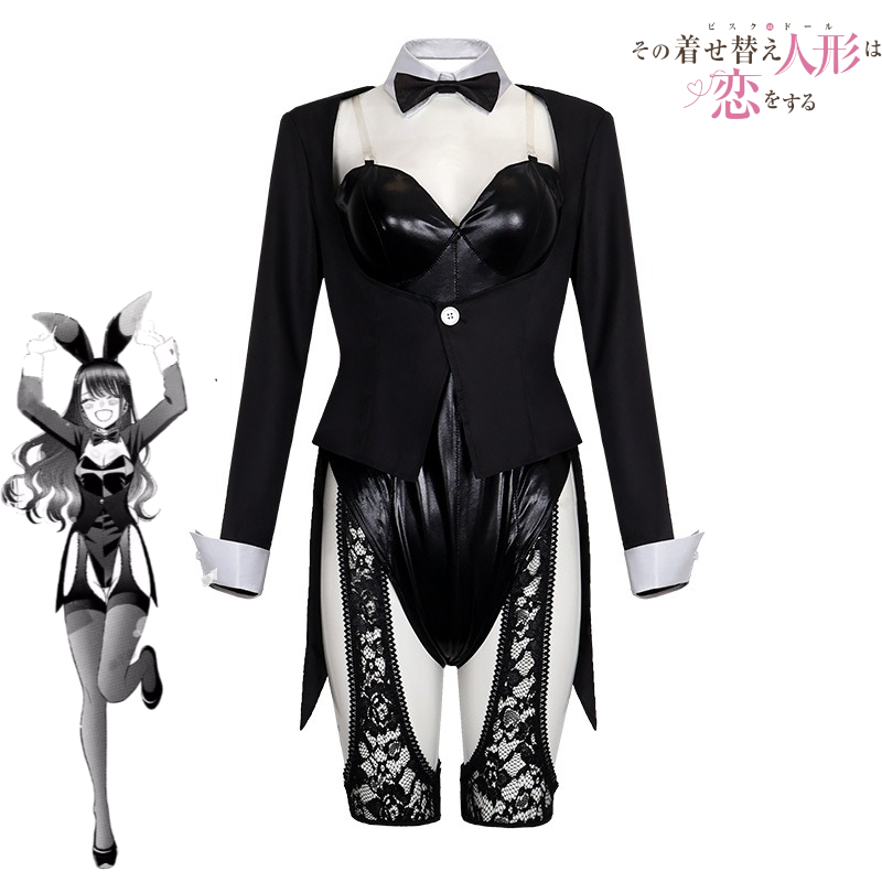 私のドレスアップダーリンコスプレ衣装キット、北川マリンバニー - Anime Cosplay Black Girl のレビューと価格