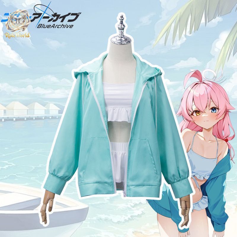 ブルーアーカイブ 高鳴ほしの 水着コスプレ フルセット 女性 - Anime Cosplay Photoshoot のレビューと価格