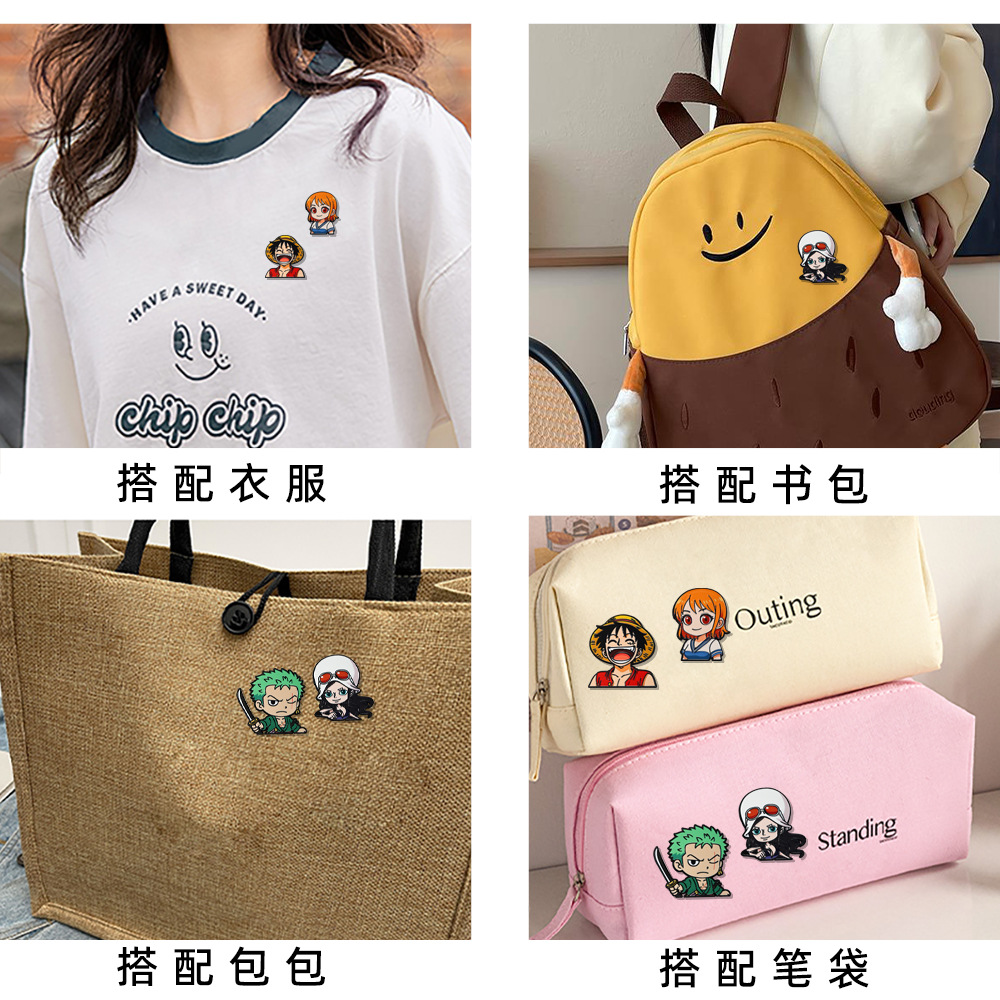 ルフィソロンロビナナミアニメエナメルピンラペルピンマンガブロ - Anime Cosplay Luffy のレビューと価格