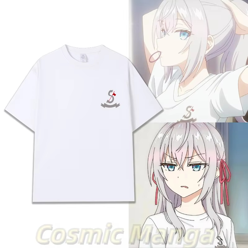 アリヤは時々感情を隠すロシアアニメ Tシャツ夏シャツ半袖男性 - Anime Cosplay Alya のレビューと価格