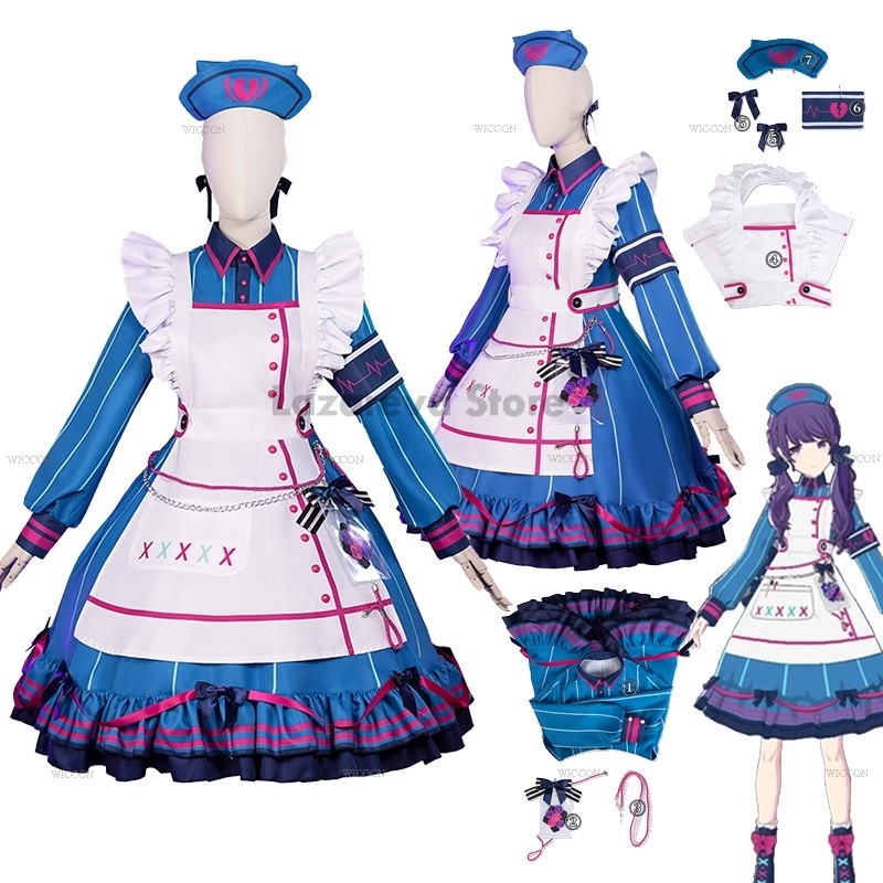 ACG 朝比奈まふゆコスプレ衣装メイドドレスプロジェクト世界 - Cosplay Anime Expo のレビューと価格