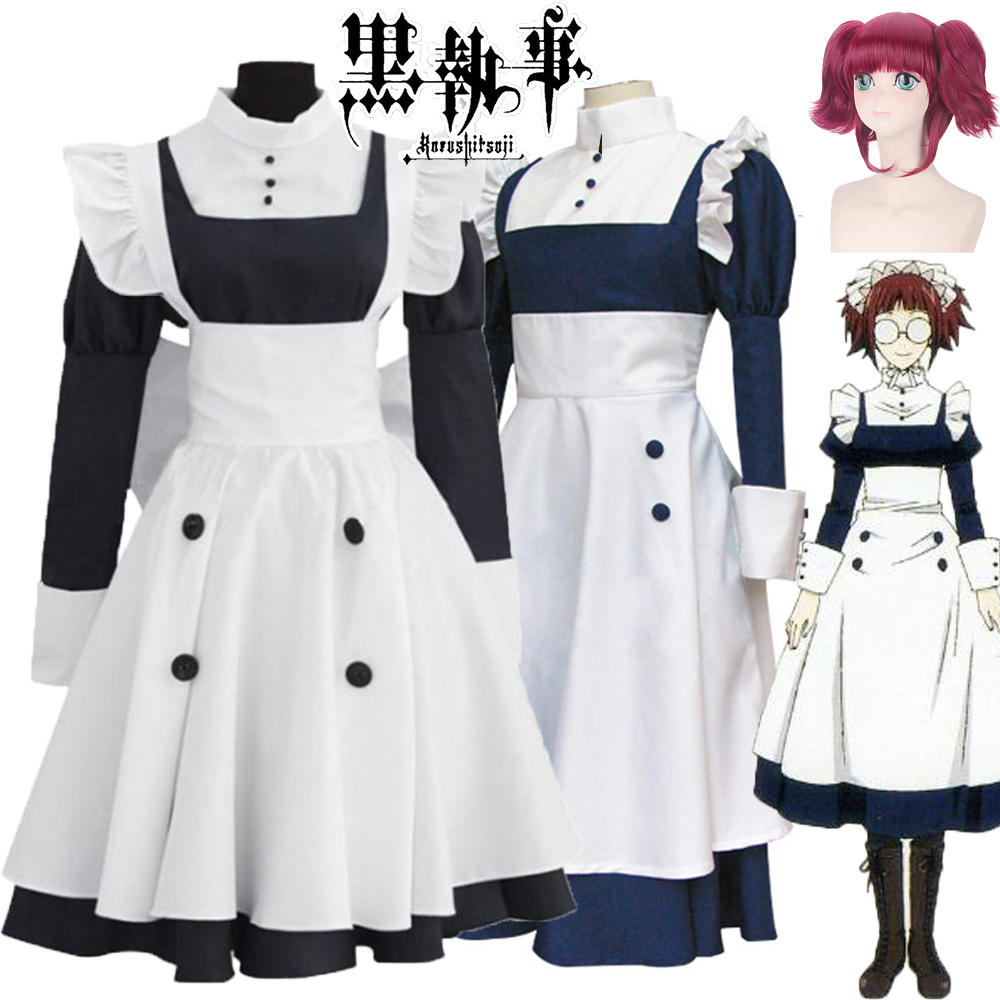 2025年 メイリン メイド服 女性用 女の子用 ハロウィン - Anime Cosplay Black Girl のレビューと価格