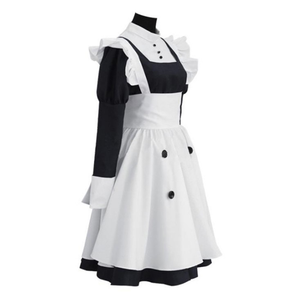 2025年 メイリン メイド服 女性用 女の子用 ハロウィン - Anime Cosplay Black Girl のレビューと価格