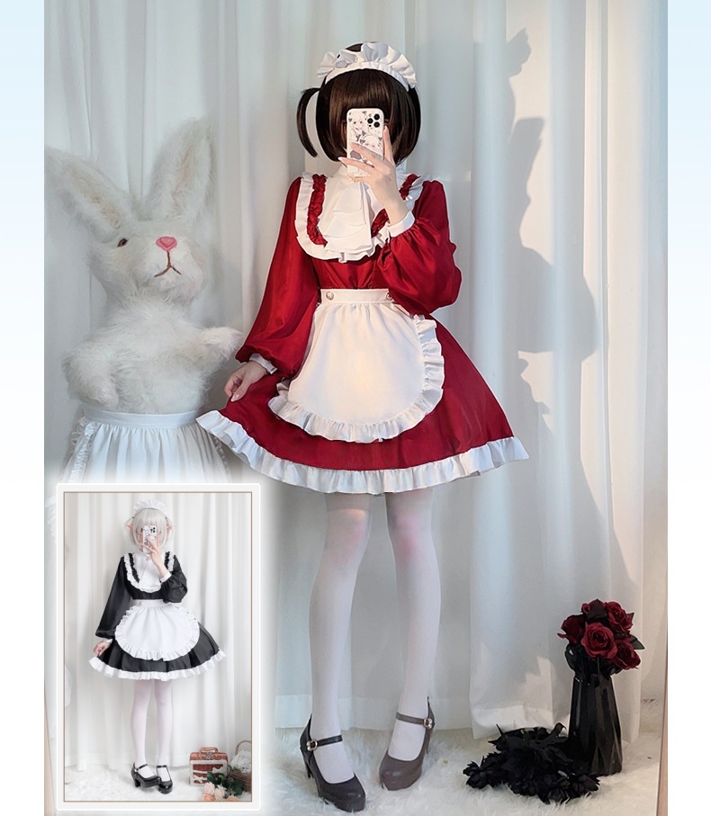 和風Y2K ジライケイ 猫 かわいい 黒 白 長袖 アニメ  - Anime Cosplay Cat のレビューと価格