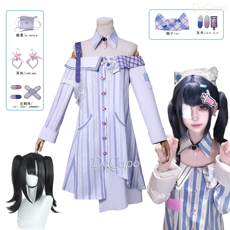 ゲームインフィニティニッキコスプレ衣装ウィッグ風変わりなアイ - Anime Cosplay Girl Ideas のレビューと価格