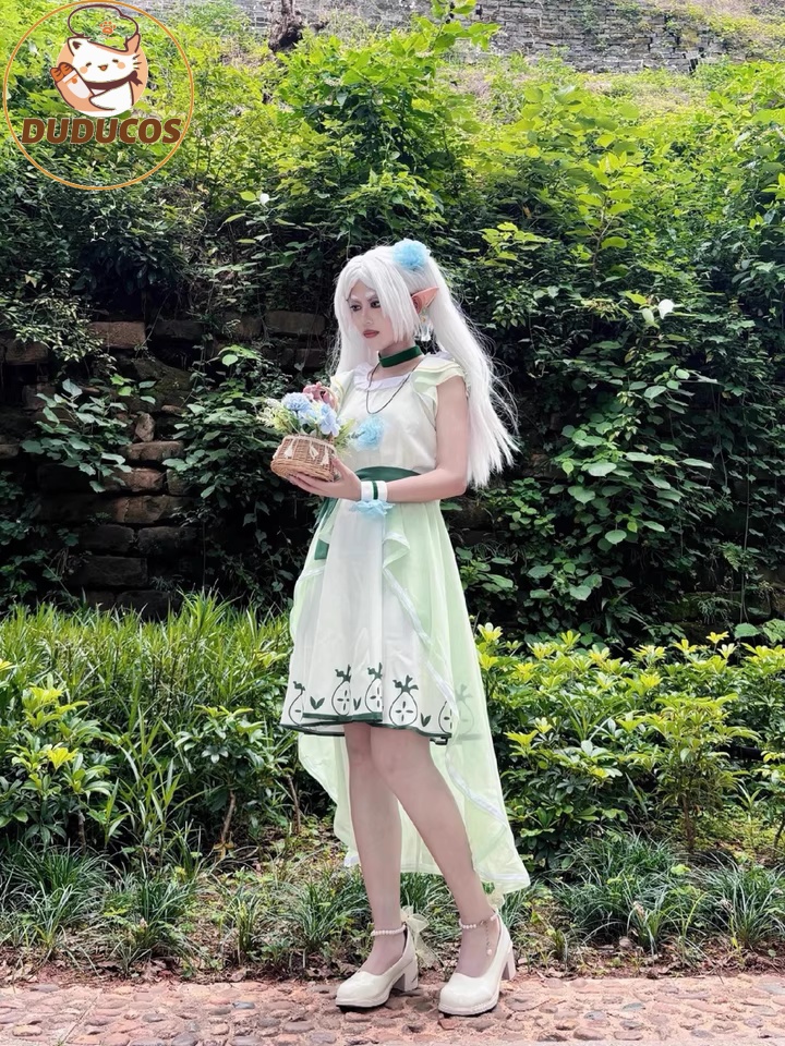 アニメ Frieren: Beyond Journey's  - Anime Cosplay Dress のレビューと価格