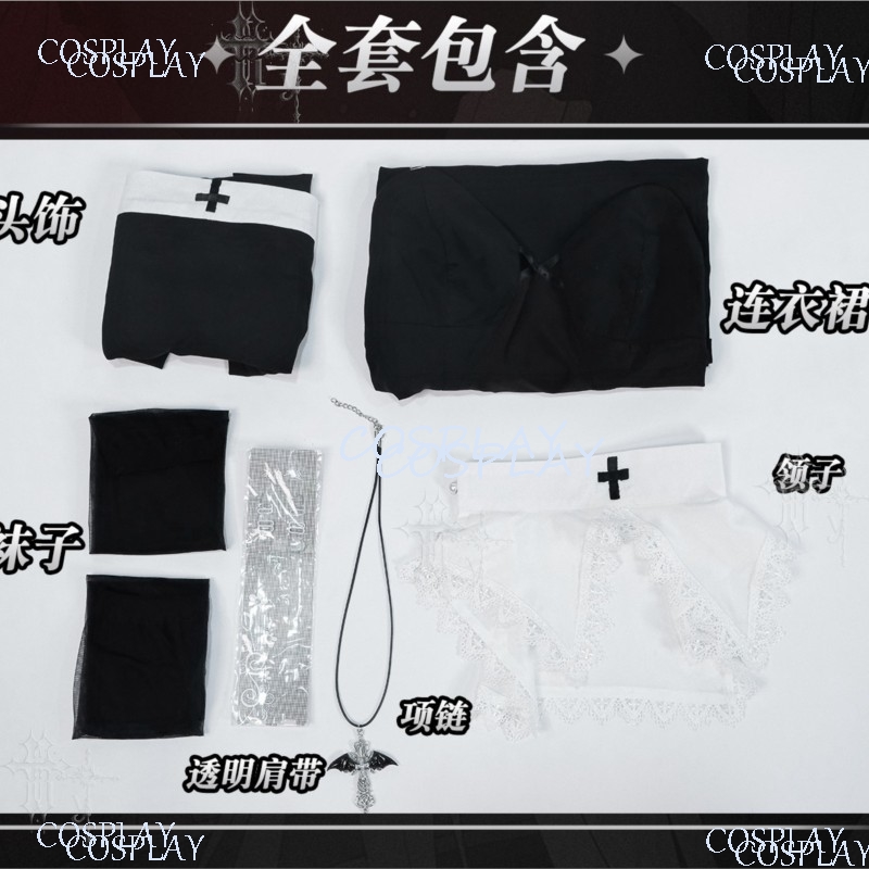 ハロウィンイベント用ハイ スリット制服スーツ ブラックレース - Anime Cosplay Photoshoot のレビューと価格