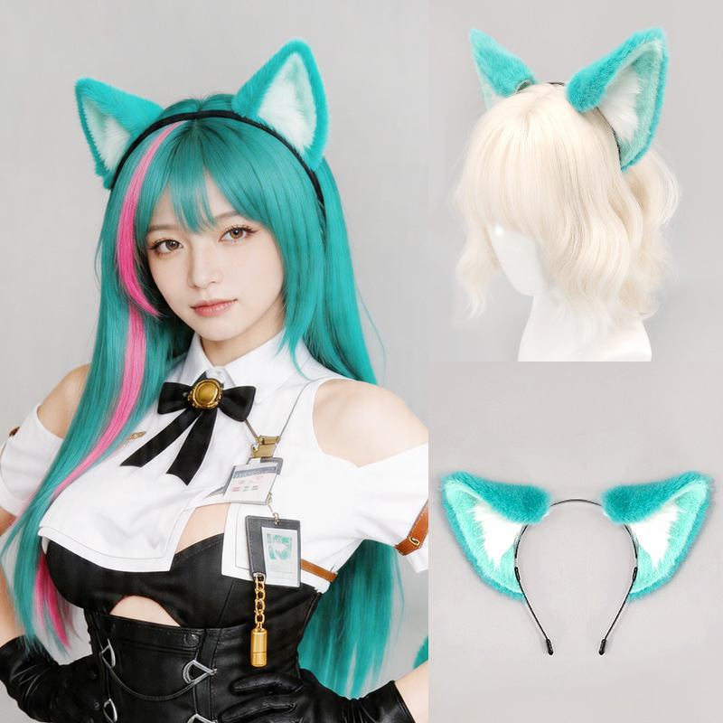 手作りナナリーミント猫耳カチューシャ猫耳＆尻尾セットアニメコ - Cosplay Anime Expo のレビューと価格