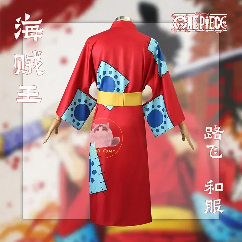 アニメ ルフィ コスプレ衣装、ワノ国モンキー コスプレ着物  - Anime Cosplay Luffy のレビューと価格