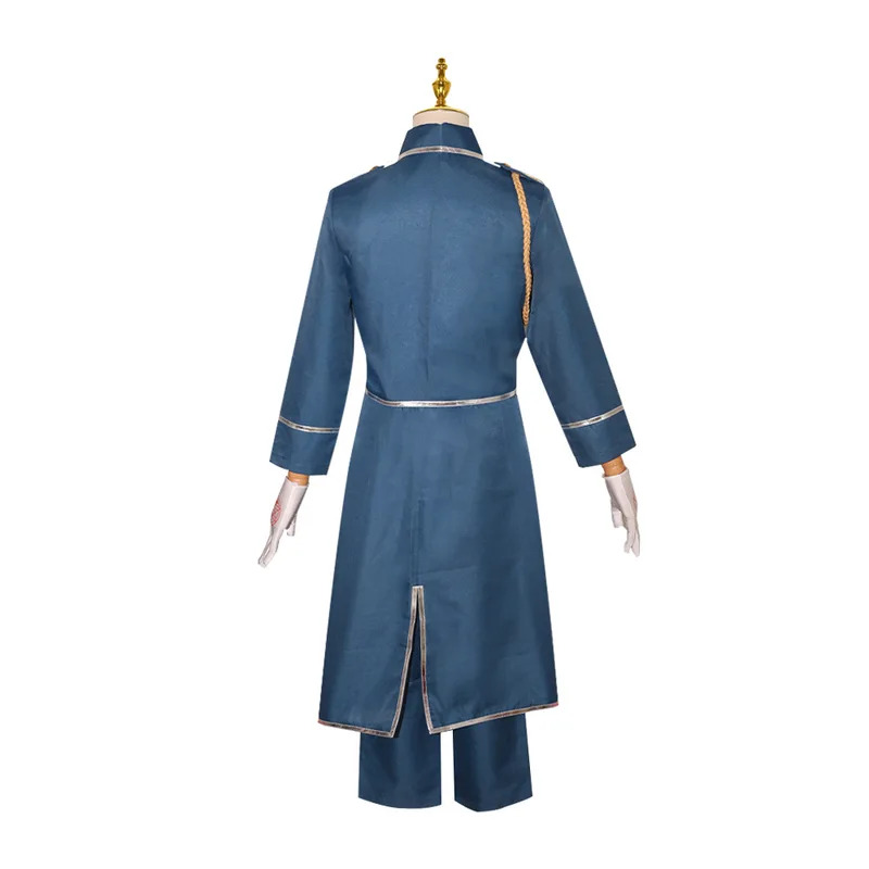アニメ鋼の錬金術師ロイ・マスタングコスプレ衣装ブルーユニセッ - Fullmetal Alchemist Coat のレビューと価格