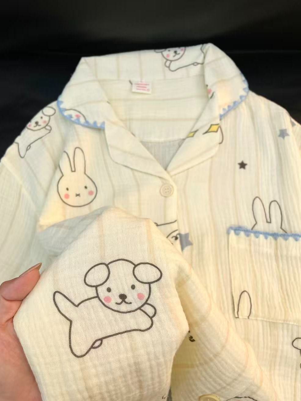 ミッフィーかわいいアニメバニーガーゼパジャマセット人間化され - Anime Cosplay Girl Easy のレビューと価格