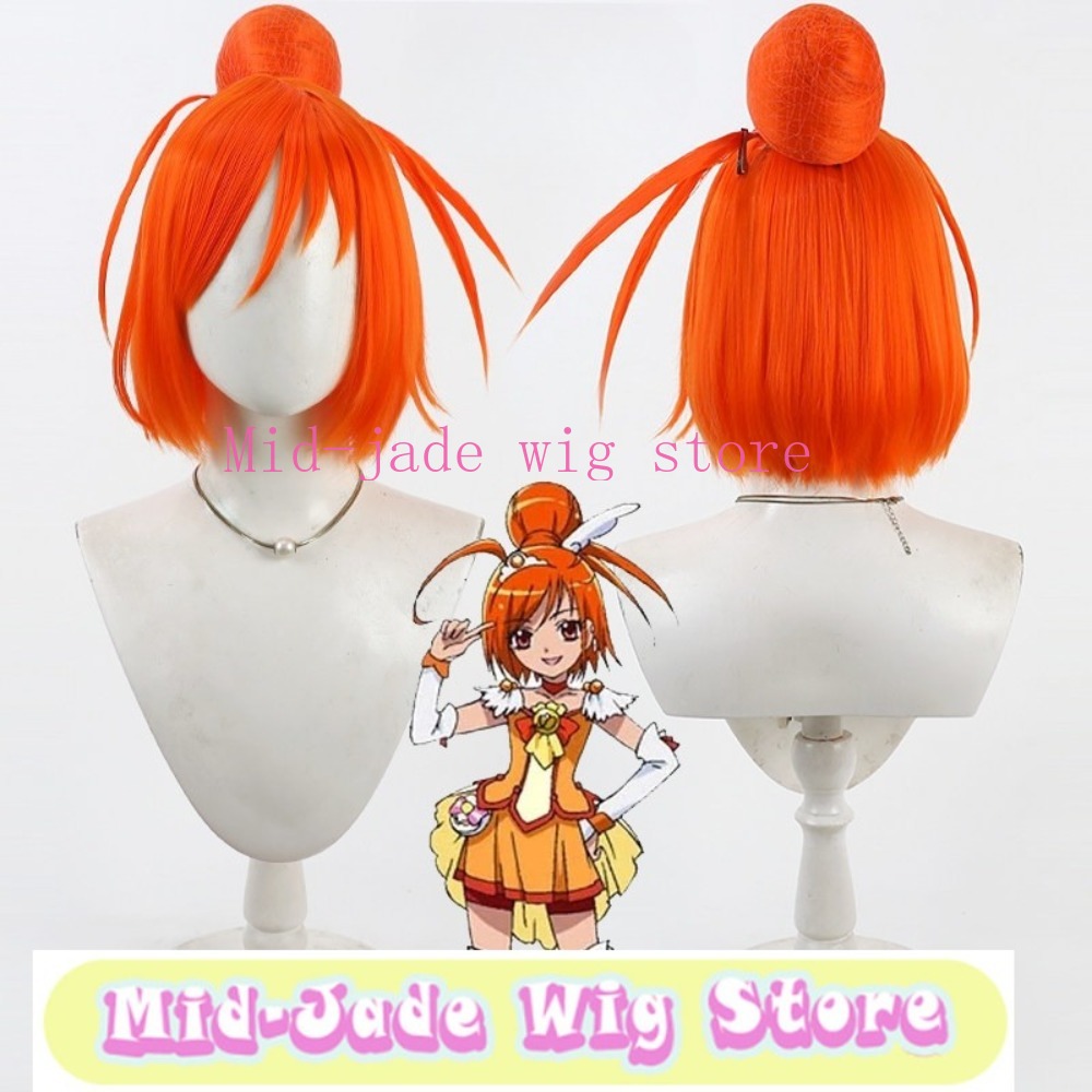 スマイルプリキュア 火野明音 コスプレウィッグ 耐熱ファイバ - Cosplay Anime Expo のレビューと価格