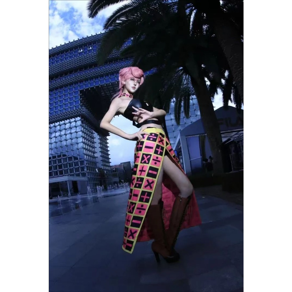 女性用 ジョジョの奇妙な冒険 トリッシュ・ウナ コスプレ ア - Anime Cosplay Photoshoot のレビューと価格