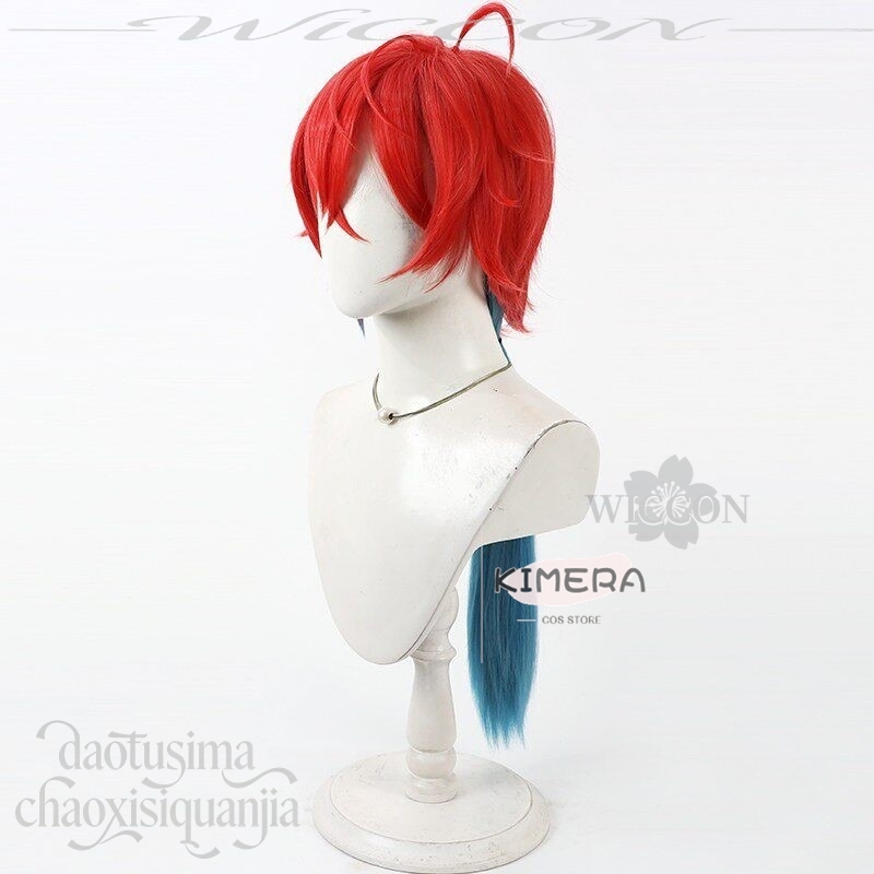 キメラストア アニメ姫カグヤ！ コスプレミカドアキラショート - Anime Cosplay With Red Hair のレビューと価格