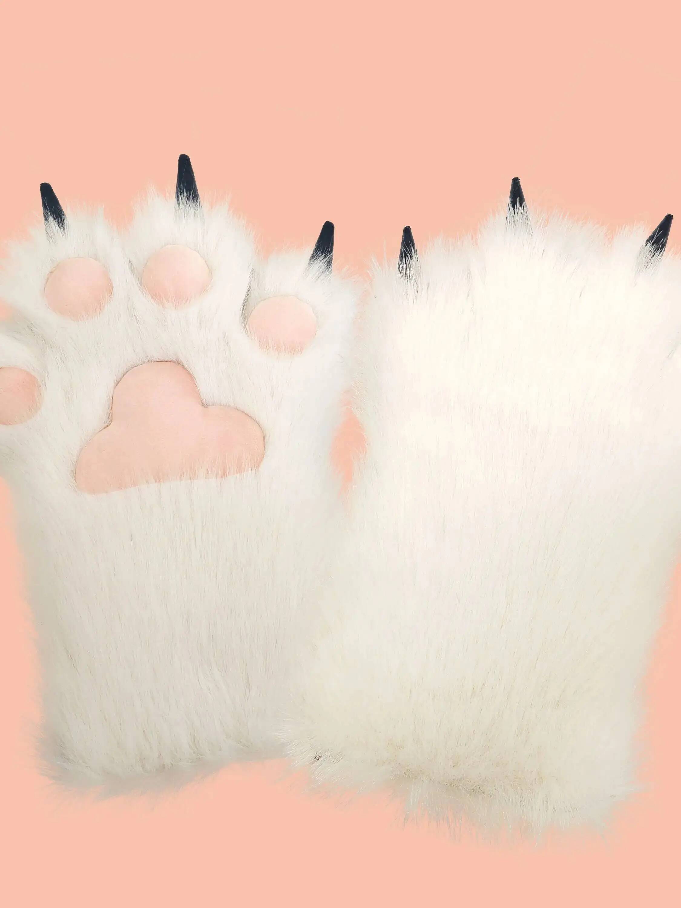 手作りキグフーリーコスチュームヘッド、かわいい猫ケモノマスク - Anime Cosplay Cat のレビューと価格